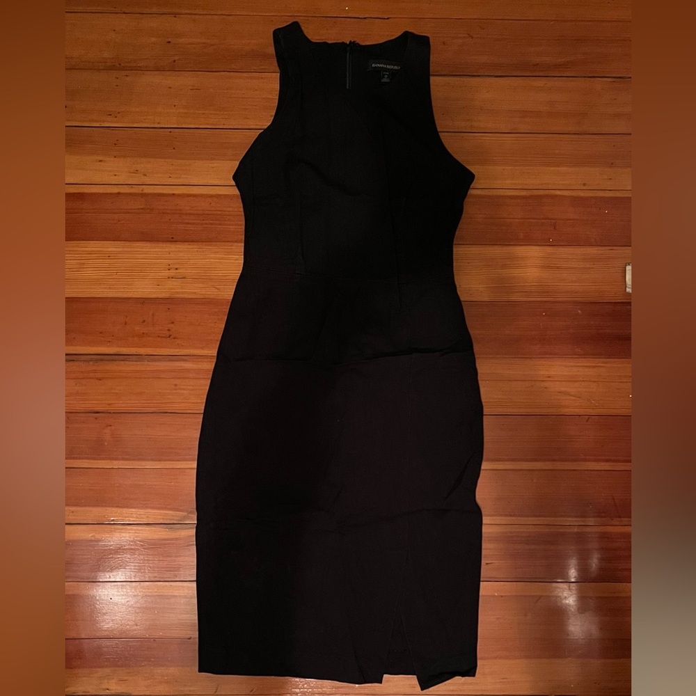Banana Republic 0P Little Black Dress | Bodycon Women's Dress